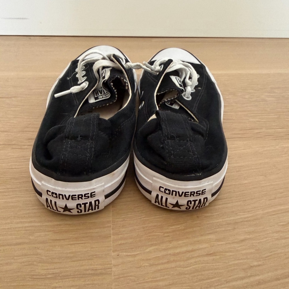 CHUCK TAYLOR ALL STAR SHORELINE SLIP-ON SNEAKER women’s size 7 black - Picture 3 of 6
